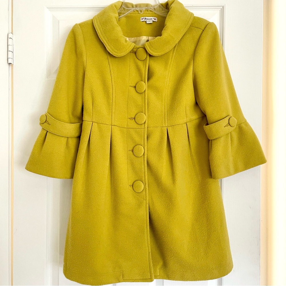 Forever 21 Vintage Yellow Women’s Coat